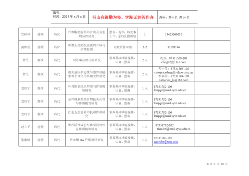 04级本科毕业论文题目-中山大学药学院.docx