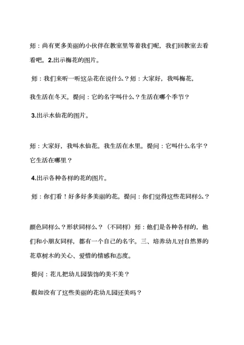 幼儿园科学教案的格式.docx