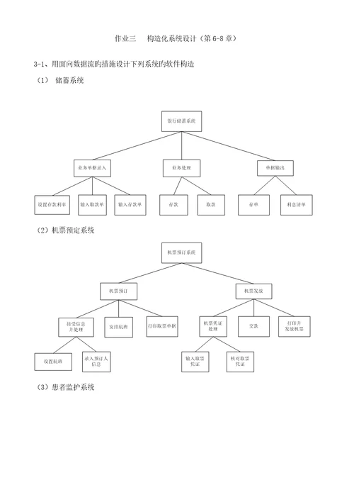 作业三结构化系统综合设计