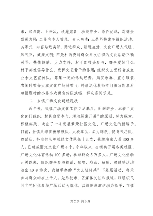 乡镇基层文化建设调研报告.docx