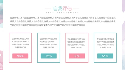 小清新大学生职业生涯规划PPT模版