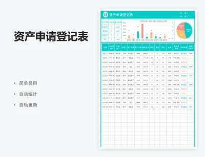 资产申请登记表