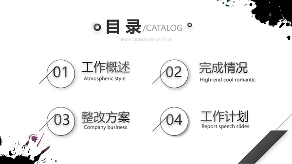 黑色酷炫个性工作总结汇报动态PPT