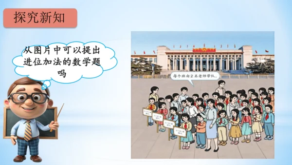 2.100以内的加法和减法（加法-进位加）课件(共21张PPT)二年级上册数学人教版