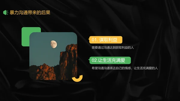 酸性风创意趣味沟通技巧培训PPT模板