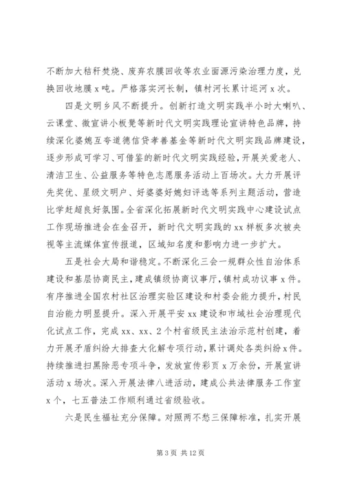 乡镇某年总结及明年规划.docx