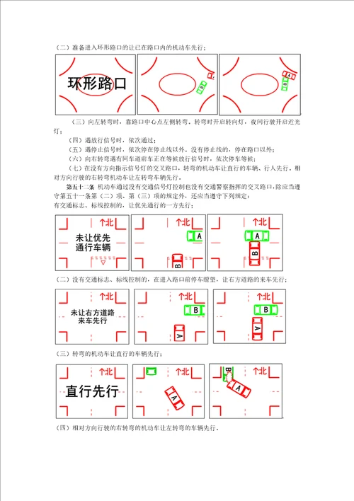 图解道路交通事故责任划分及法律依据