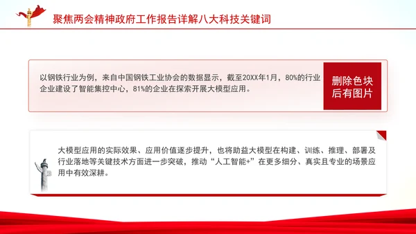 聚焦两会精神政府工作报告详解八大科技关键词ppt课件