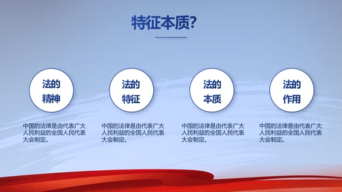 蓝色大气法律工作述职报告动态PPT