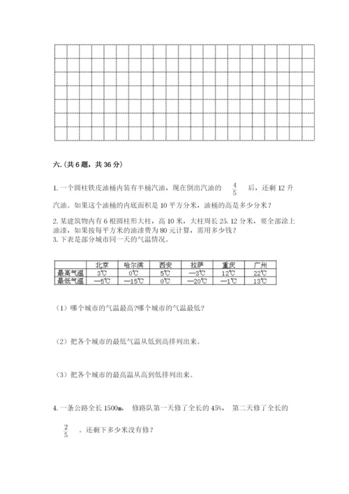 青岛版六年级数学下学期期末测试题精品【考点梳理】.docx