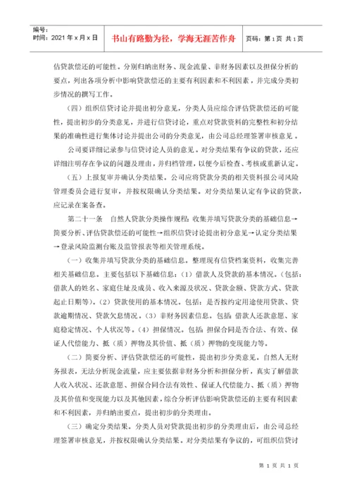 附录六：小额贷款公司贷款五级分类实施细则.docx