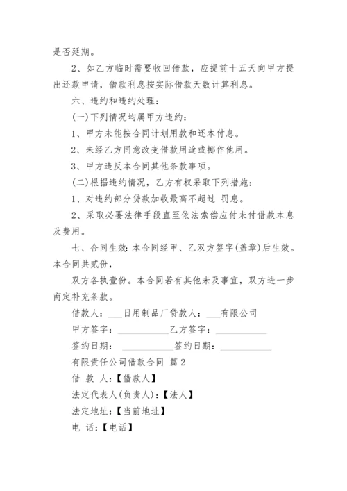 有限责任公司借款合同.docx