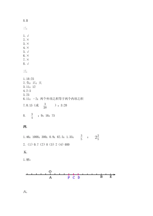 山东省济南市外国语学校小升初数学试卷精品（历年真题）