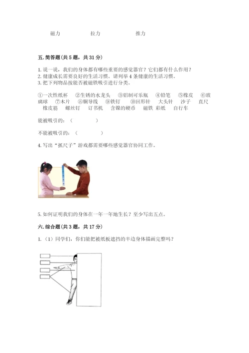 教科版小学科学二年级下册 期末测试卷及1套参考答案.docx