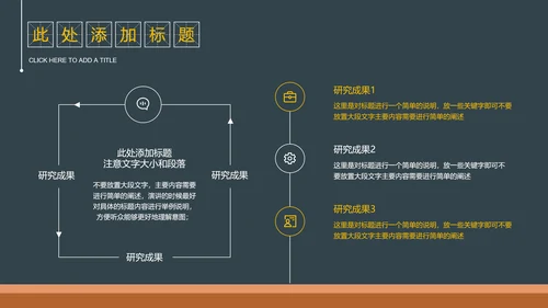 黑色简约黑板风教育教学通用PPT演示模板
