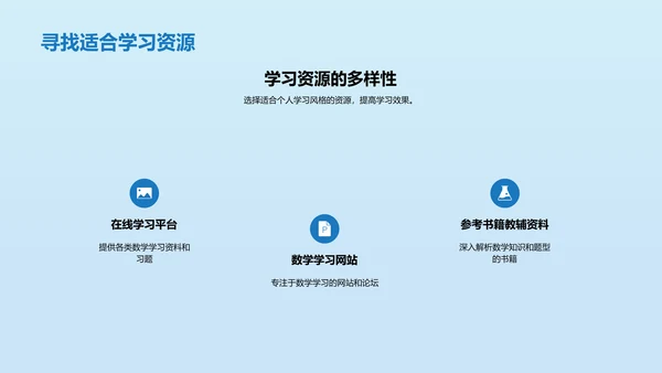 高中数学学习方法分享