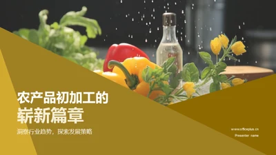 农产品初加工的崭新篇章