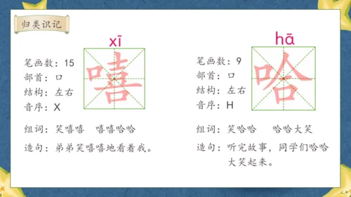 【核心素养】部编版语文二年级下册-13. 画杨桃 第1课时（课件）