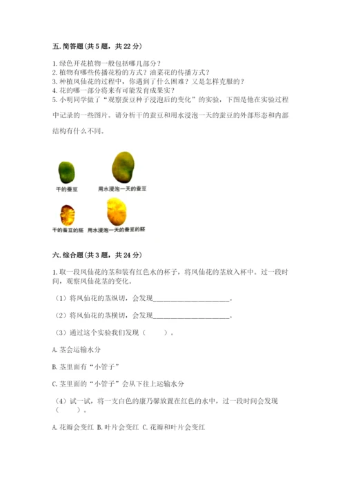 科学四年级下册第一单元《植物的生长变化》测试卷审定版.docx