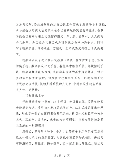 多功能会议室系统建设心得_1.docx