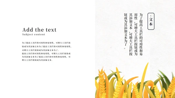 蓝色清新中国传统芒种节气PPT模板