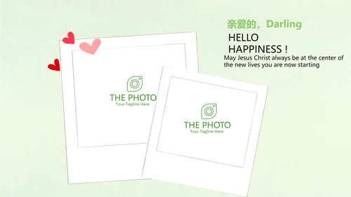 绿色校园风格致青春毕业纪念册动态PPT模板