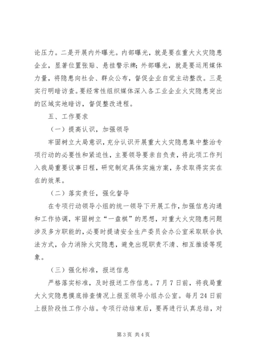 重大火灾隐患集中整治工作方案.docx
