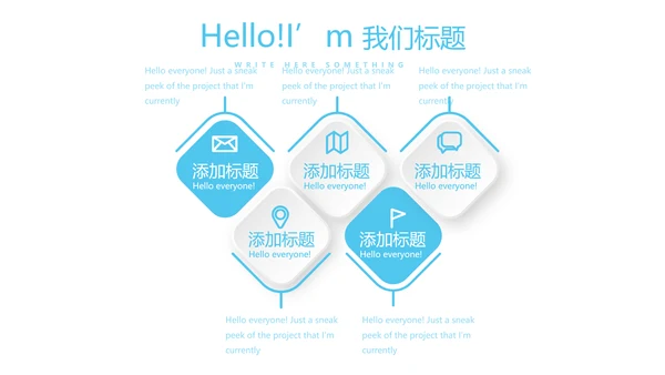 蓝色简约大方医疗牙科口腔护理动态PPT