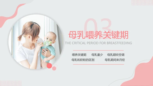 母乳喂养知识讲堂准妈妈母婴育婴宝妈PPT模板