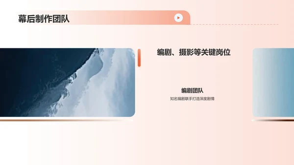 橙色渐变热门电影介绍PPT模板