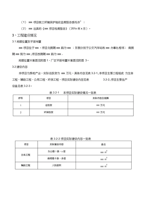 房地产项目固废、噪声验收报告