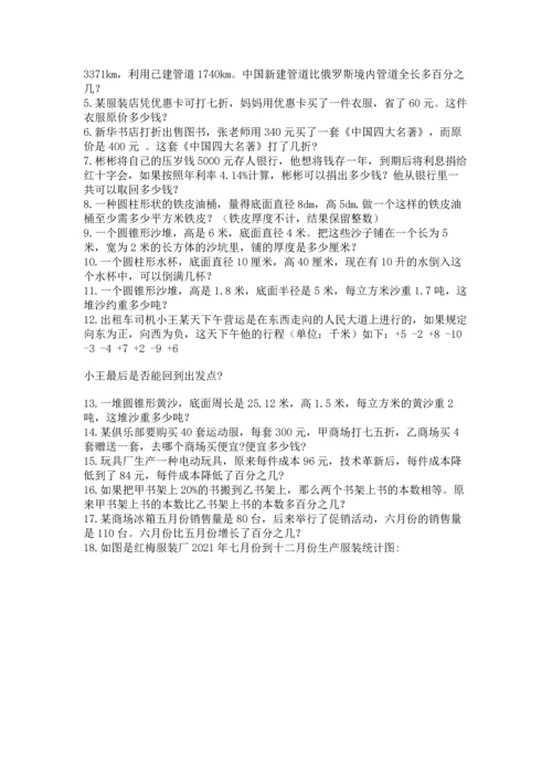 六年级小升初数学应用题50道精品（名校卷）.docx