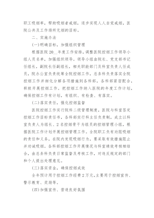 2022年医院控烟工作计划.docx