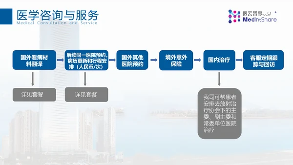 专业国际医疗机构PPT模板