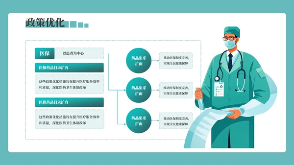 绿色3D风医疗科普PPT模板