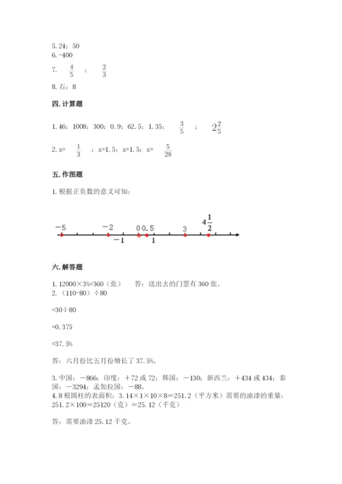 北师大版六年级下册数学 期末检测卷附参考答案【轻巧夺冠】.docx