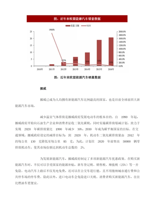 全球新能源汽车行业各国销量情况及相关补贴政策分析.docx