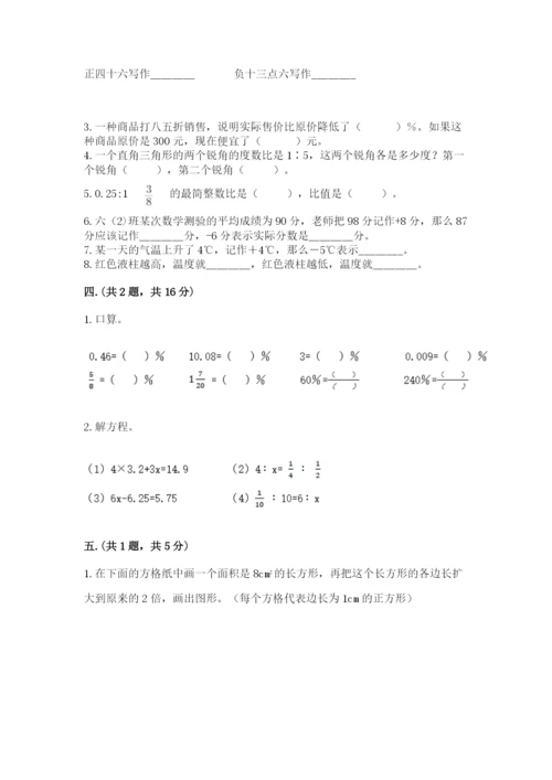 小学六年级升初中模拟试卷（实用）.docx