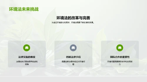 环保挑战与法律应对