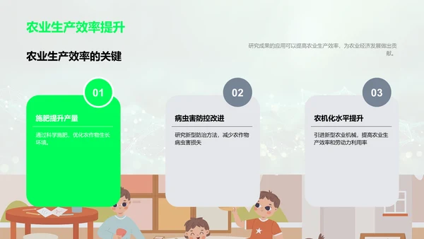 农学研究毕业答辩PPT模板