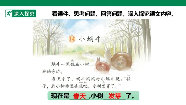 部编1A 第8单元 第8课 小蜗牛（2）课件