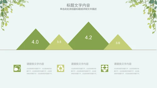 简约清新绿色医疗动态PPT模板