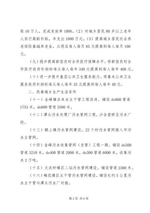 市委、市政府为民办实事工作计划 (2).docx