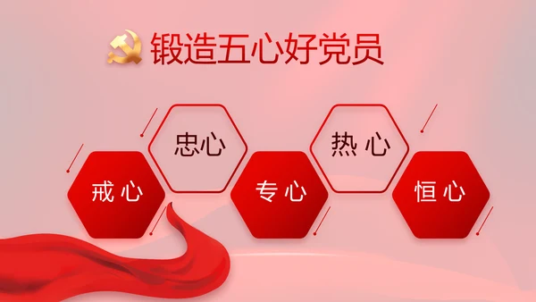 红色大气党风廉政建设工作总结动态PPT模板