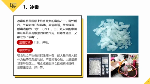 全民禁毒健康生活通用PPT模板