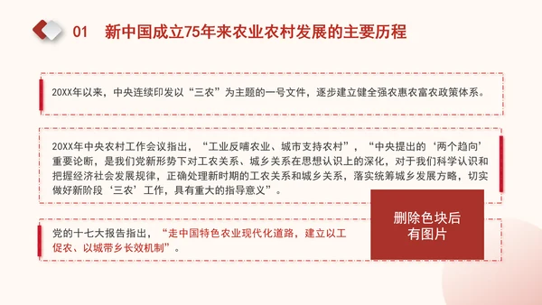 农业农村发展面貌发生翻天覆地的变化新中国成立75周年农业发展成就党课PPT