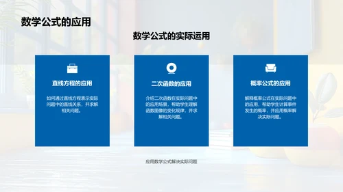 数学知识点解析报告PPT模板