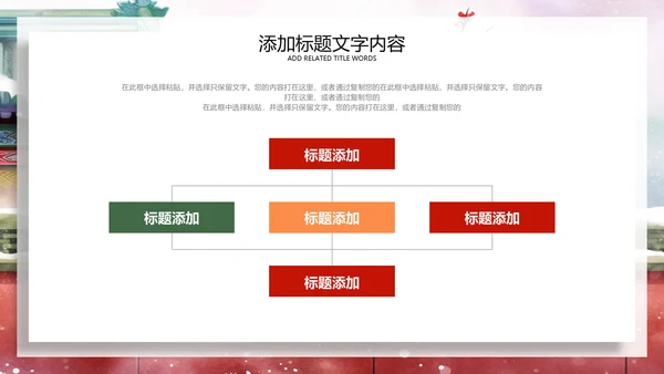 中国风建筑北京旅游天坛宣传画册ppt模板