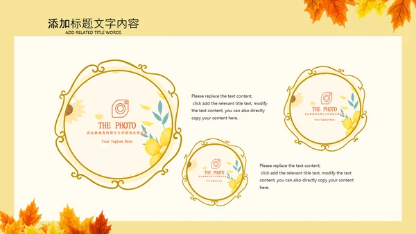金色秋天丰收的季节秋季金秋立秋PPT