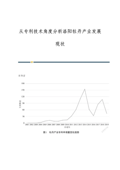 从专利技术角度分析洛阳牡丹产业发展现状.docx